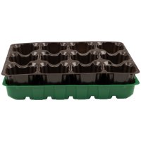 Минипарник для рассады 20,5х17х6 см 12 ячеек с торфяными таблетками