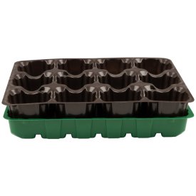 Минипарник для рассады 20,5х17х6 см 12 ячеек с торфяными таблетками