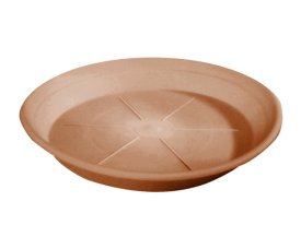 Поддон пластиковый d45см терракот
