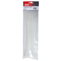 Стяжка кабельная 300х4,8мм 30шт белый