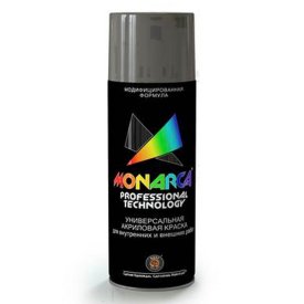 Краска аэрозольная MONARCA универсальная Светофорно-Красный 520мл, арт.13020