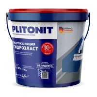 Гидроизоляция PLITONIT Гидроэласт полимерная 4кг, арт.Н007017