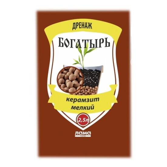 Дренаж ЛАМАТОРФ Богатырь керамзитовый 5-10мм 2,5л