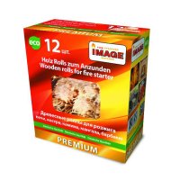 Роллы для розжига 12шт древесина/парафин