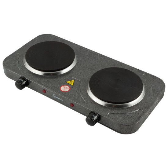 Плитка электрическая HOMESTAR HS-1104 2000Вт 2 конф. чугун