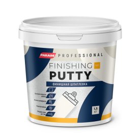 Шпатлевка акриловая PARADE Professional S21 финишная супербелая 1,5кг, арт.0006169