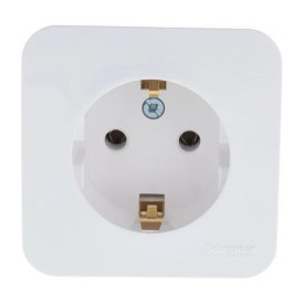 Розетка 1 пост SYSTEME ELECTRIC Blanca с/з б/ш 16А  белый