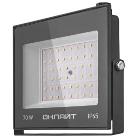 Прожектор светодиодный ОНЛАЙТ 70Вт 5600Лм 6000К IP65 черный