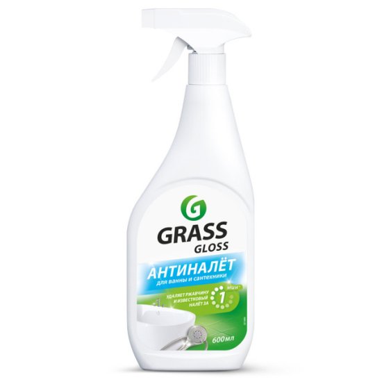 Средство чистящее GRASS Gloss для сантехники спрей 600мл