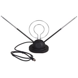 Антенна комнатная пассивная REXANT 34-0105 VHF(МВ)+UHF(ДМВ) на подставке