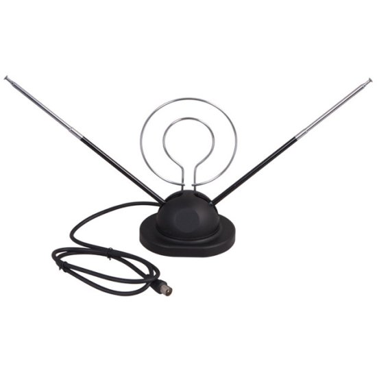 Антенна комнатная пассивная REXANT 34-0105 VHF(МВ)+UHF(ДМВ) на подставке
