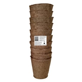 Набор торфяных горшков для рассады 10шт 8х8х22,5см круглый