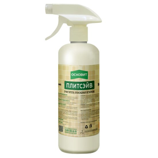 Очиститель ОСНОВИТ Плитсэйв SЕ1 для удаления затирки 0,5л, арт.84242