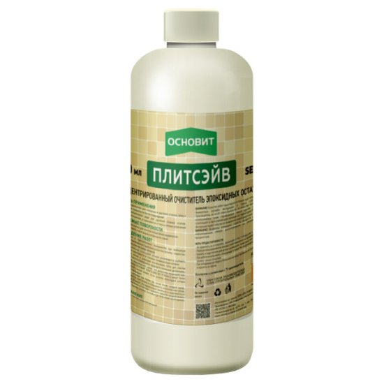 Очиститель ОСНОВИТ Плитсэйв SЕ1Р для удаления затирки концентрат 0,5л, арт.84243