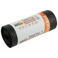 Пакеты для мусора РЫЖИЙ КОТ 120л 10шт 70х110см 40мкм