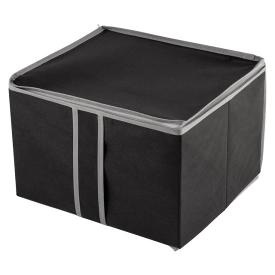 Коробка для хранения РЫЖИЙ КОТ Black 35х30х25см спанбонд черный