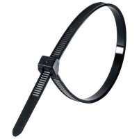 Стяжка кабельная  400х4,8мм 100шт черный