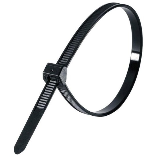 Стяжка кабельная  400х4,8мм 100шт черный