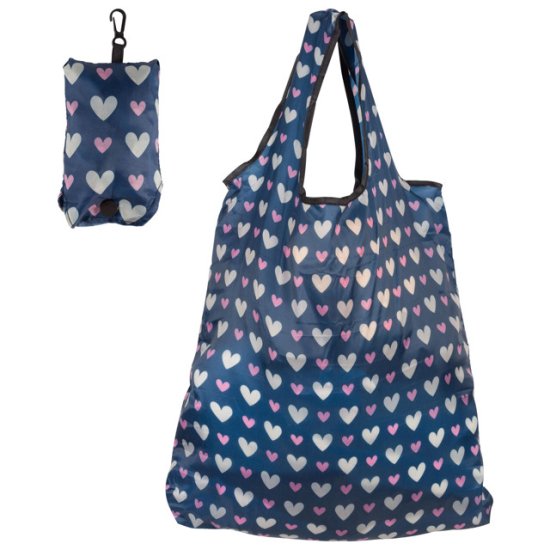 Сумка для покупок 38х58см полиэстер синяя