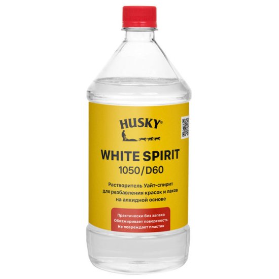 Уайт-спирит высокоочищенный HUSKY WHITE SPIRIT 1050/D60  1л, арт.32020