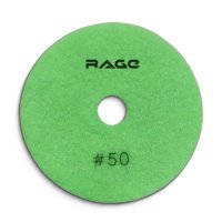 Круг шлифовальный алмазный гибкий АГШК RAGE by VIRA Р50 100мм мокрое шлифование