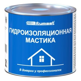 Мастика BITUMAST гидроизоляционная 2л, арт.ЭК000002928