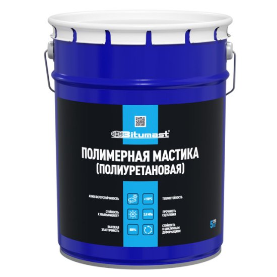 Мастика полиуретановая BITUMAST 5 кг, арт.4607952909045