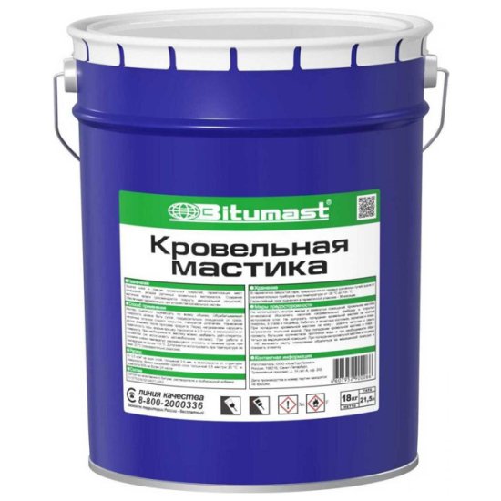 Мастика BITUMAST кровельная 21,5л, арт.ЭК000099143