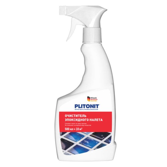 Средство ПЛИТОНИТ для удаления эпоксидного налета 0,5л, арт.Н009012