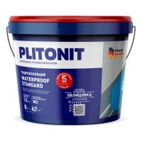 Гидроизоляция PLITONIT WaterProof Standard полимерная 8 кг, арт. Н009296