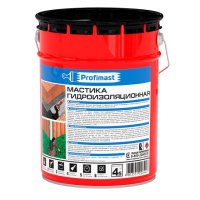 Мастика гидроизоляционная PROFIMAST 5 л/4,5 кг, арт.4607952900646