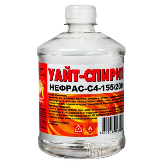 Уайт-спирит ВЕРШИНА нефрас-С4-155/200 0,5л, арт.POISK-007