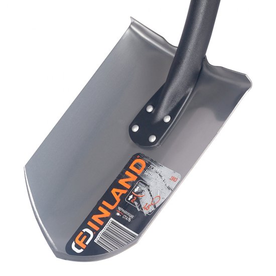 Лопата штыковая нержавеющая сталь садовая с металлическим черенком 1244 мм (1983)