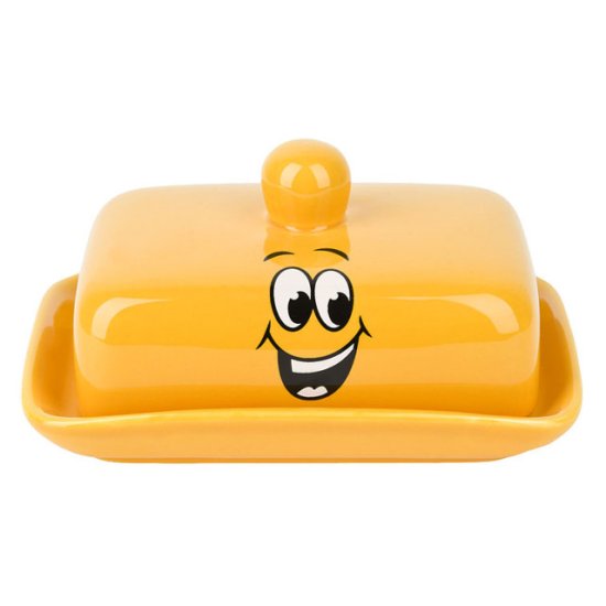 Масленка DOLOMITE Smile 17х12,5х8,5см керамика