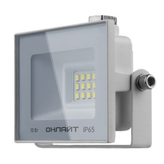 Прожектор светодиодный ОНЛАЙТ 10Вт 6000K IP65 LED белый