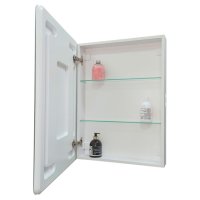 Шкаф зеркальный Sense 50см LED сенсор подогрев белый