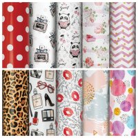 Бумага упаковочная ЗОЛОТАЯ СКАЗКА For Women 70x100см в асс-те