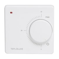 Терморегулятор механический ТЕПЛОЛЮКС LC 001 белый IP20