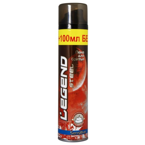 Пена для бритья LEGEND STEEL Sensitive 300мл