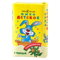 Мыло НЕВСКАЯ КОСМЕТИКА Детское с чередой 90г