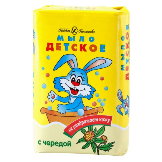 Мыло НЕВСКАЯ КОСМЕТИКА Детское с чередой 90г