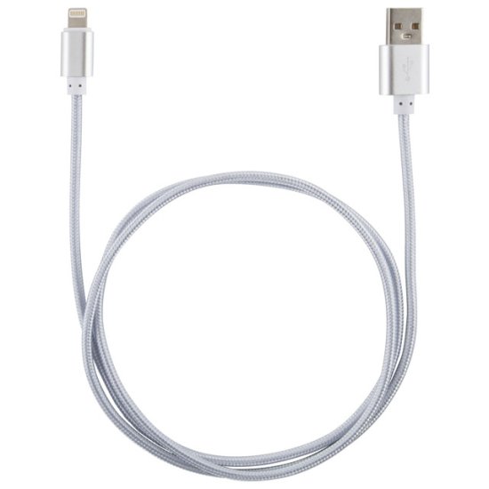 Кабель USB 2.0-lightning ENERGY ET-29-2 2,0м серебристый