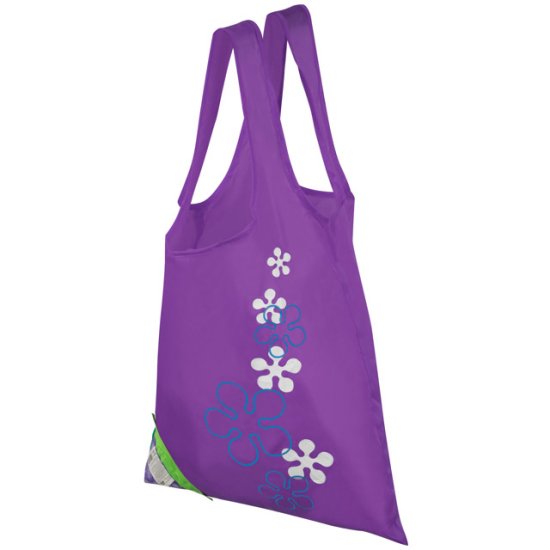 Сумка для покупок Виноград 33х55см полиэстер фиолетовая