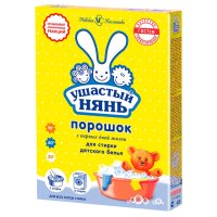 Порошок стиральный УШАСТЫЙ НЯНЬ для детского белья 400г