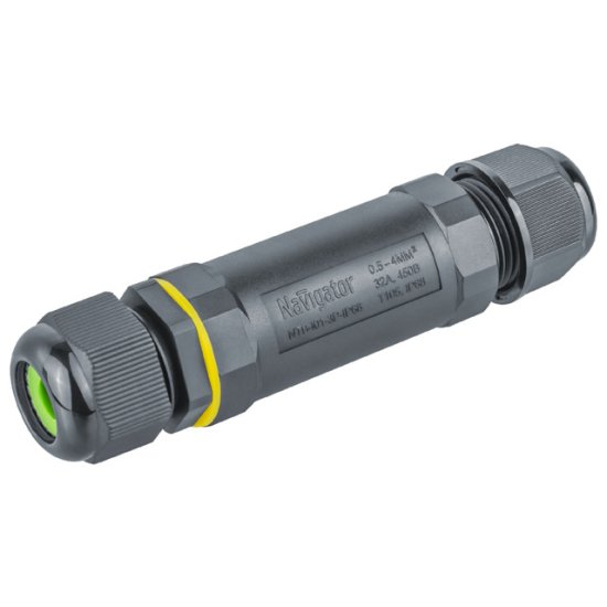 Коннектор NAVIGATOR 3P IP68 I-образный 3PIN