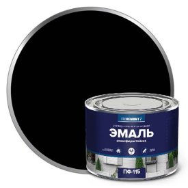 Эмаль алкидная ПФ-115 PROREMONTT черная 0,5кг, арт.0006683