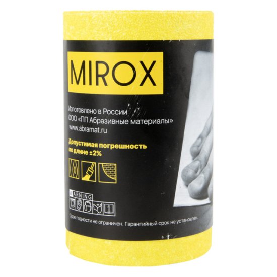 Рулон шлифовальный на бумажной основе MIROX SE 115ммх5м  Р60, арт.MXSE11500560