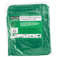 Тент полиэтиленовый ECOS 3х4м с люверсами 100г/м2
