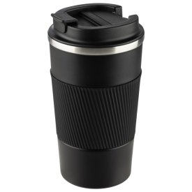Термокружка LEONORD Coffee grand 500мл нерж.сталь, силикон, пластик черный