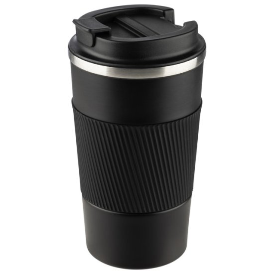 Термокружка LEONORD Coffee grand 500мл нерж.сталь, силикон, пластик черный